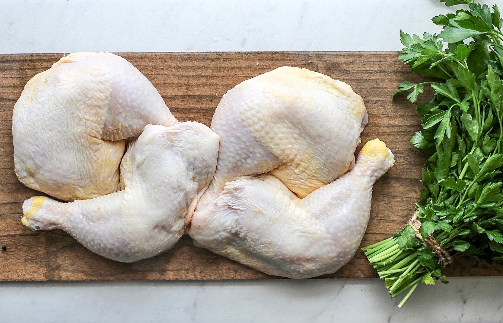 Alabama Organic Pastured Chicken Legs and Thighs. NON-GMO, NO Antibiotic, Soy Free Chicken
