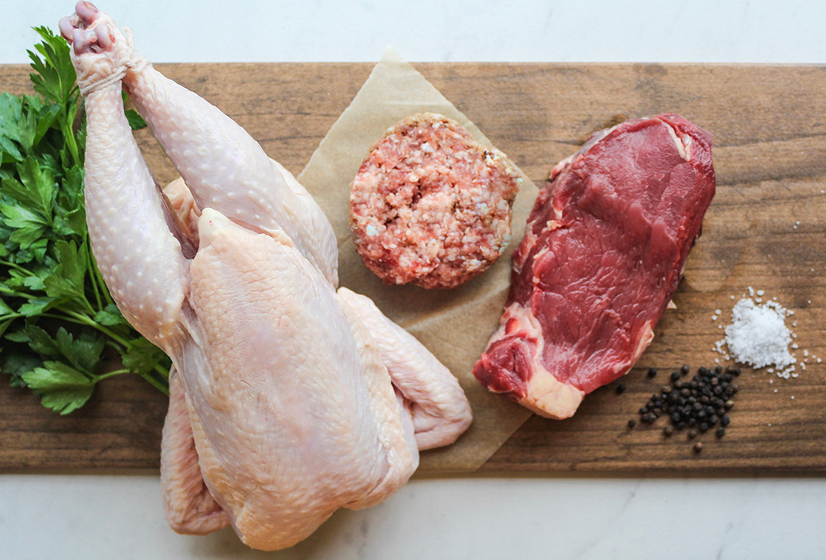 Organic Alabama Beef, Chicken and Pork